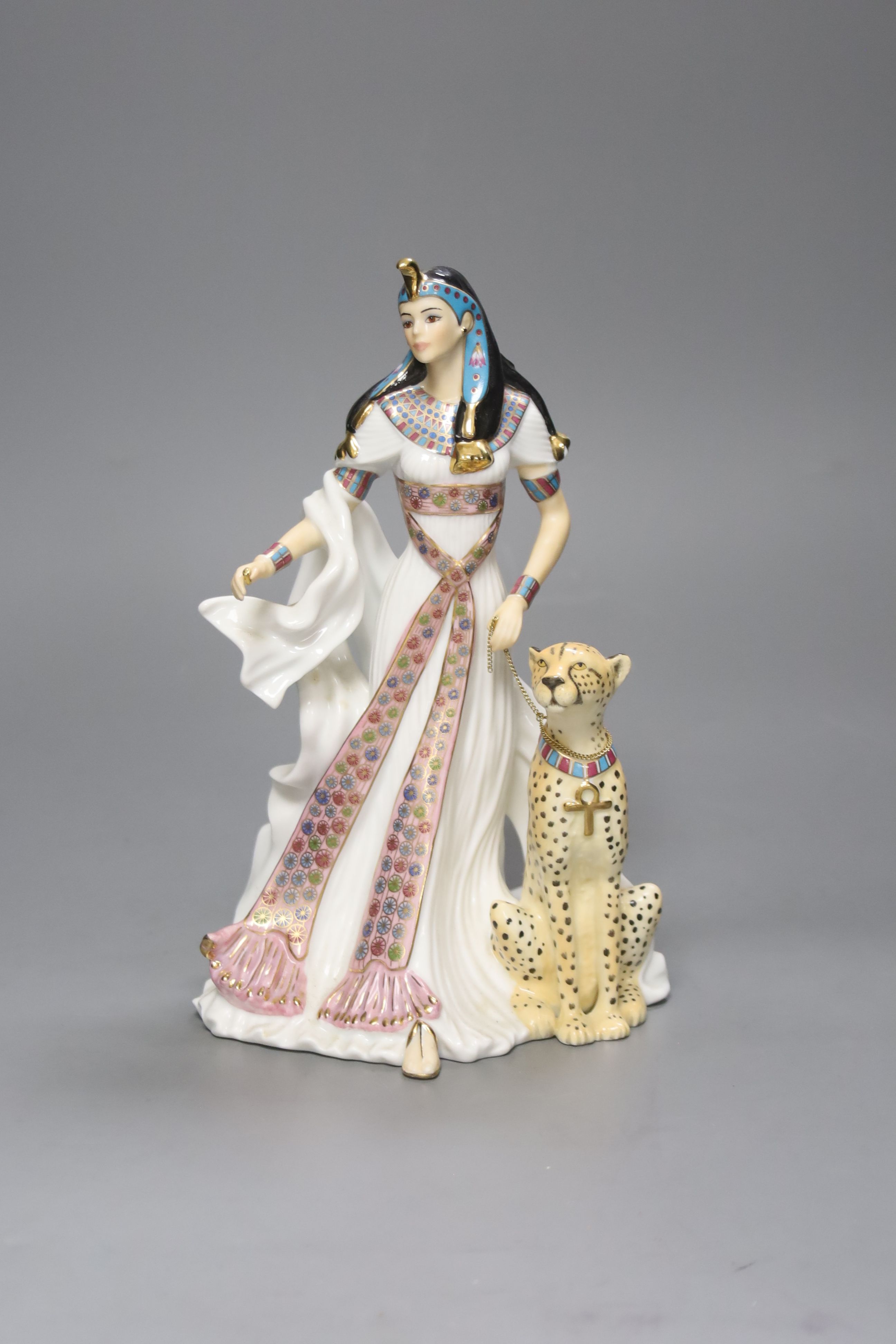 A Royal Worcester limited edition figure of Nefertari, no.467